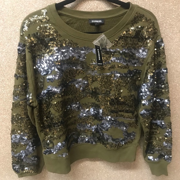 Express | Tops | Express Womens Camo 